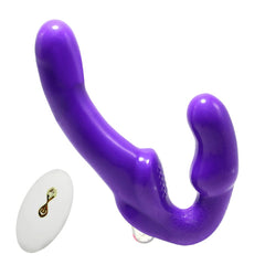 Double-Ended Sisandsis Dress Strapless Dildo