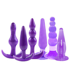 Silicone Butt Plug Training Set (6 Piece)