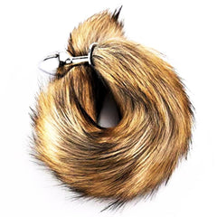 Brown Wolf Tail Plug 16'