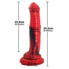 Ferocious Red Fantasy Animal Dildo