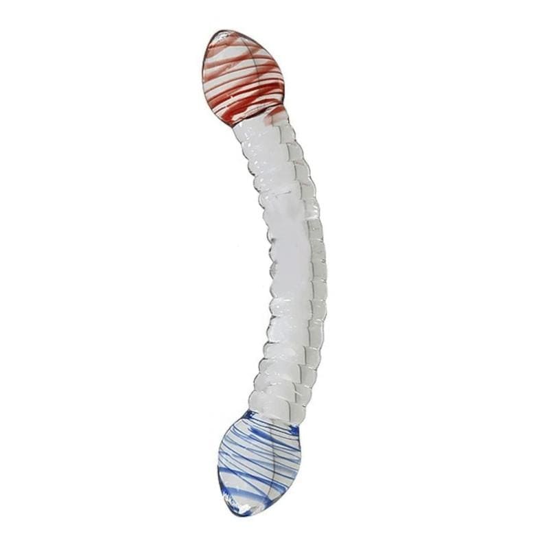 Sisandsis Dress Curved Glass Double Headed Dildo