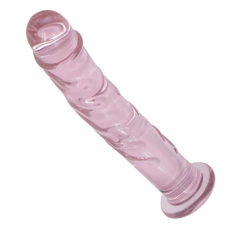 Sisandsis Dress 7 Inch Purple Glass Dildo