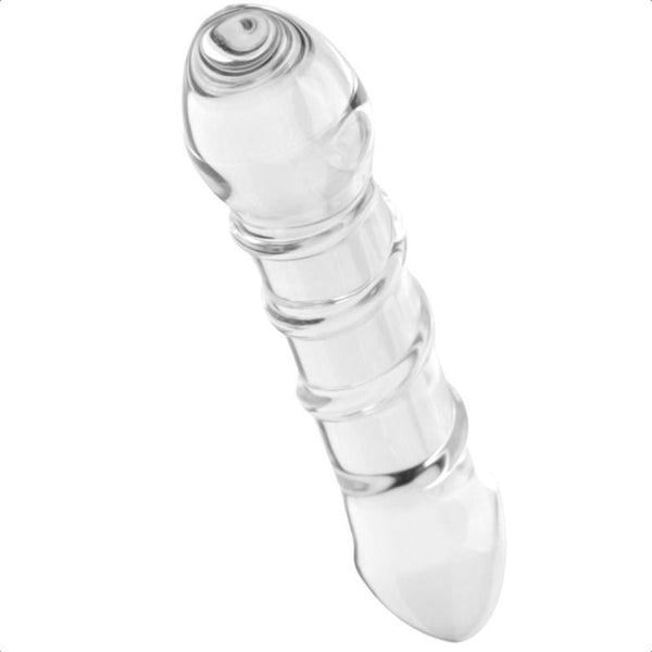 Double Ended 6 Inch Curved Glass Dildo