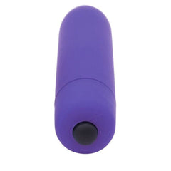 Purple Rose Metal Butt Plug and Vibrator 3.15 to 3.94 Inches Long