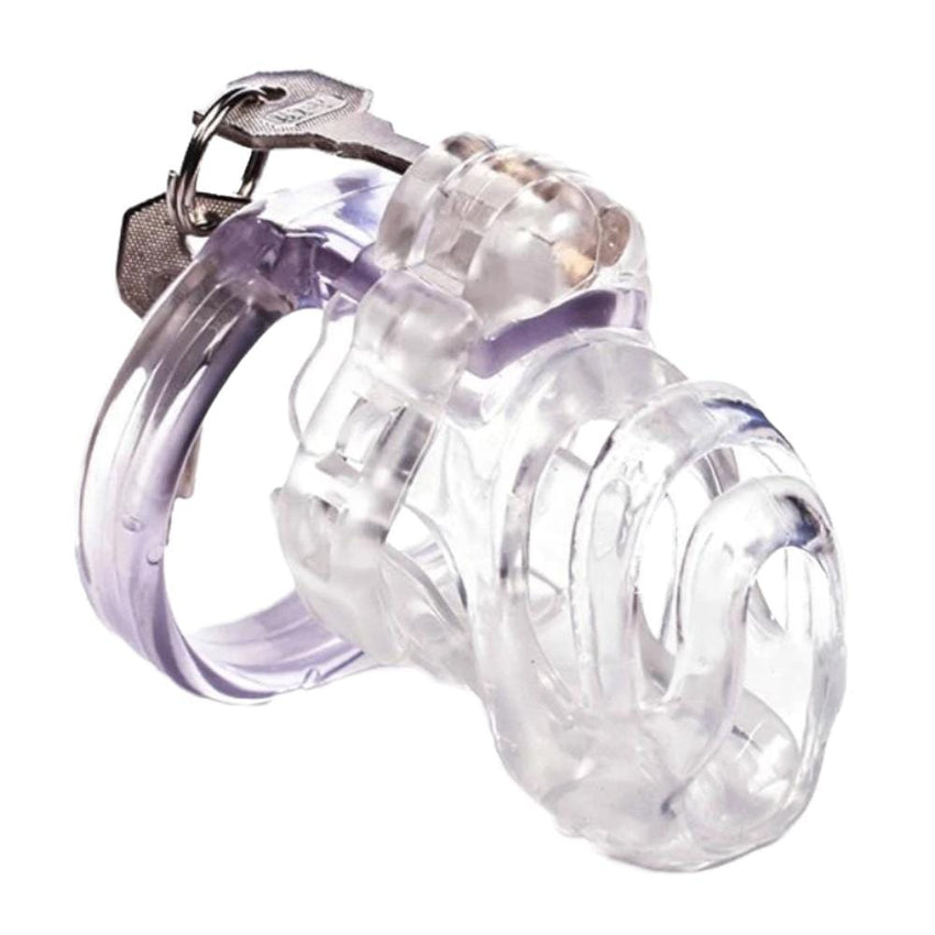 Cum of Despair Plastic Chastity Cage