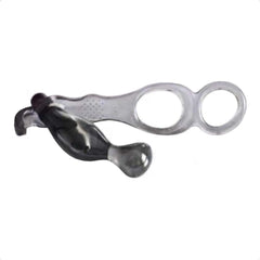 Dual Choke Cock Ring With Anal Stimulator