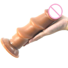 Brown Deep Waves Dildo