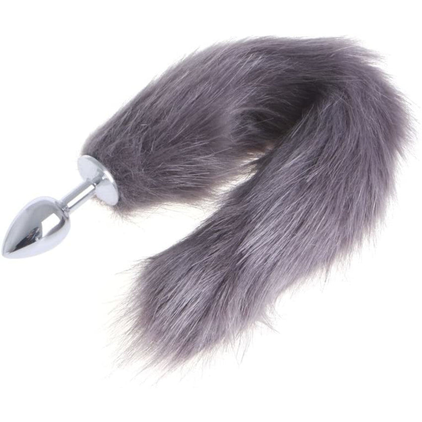 14' Stainless Steel Gray Faux Tail Plug