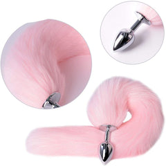 Pink Cat Tail Plug 16'