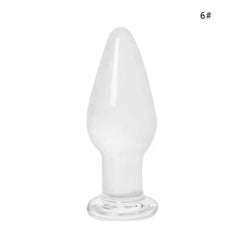 7 Styles Crystal Glass Stimulator Plug