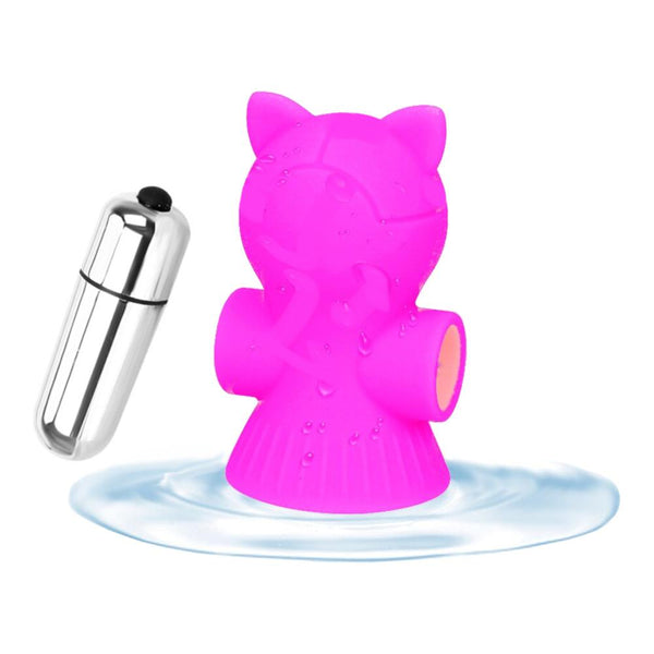 Cute Kitty Nipple Vibrator