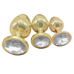 Gold Jeweled Butt Plug