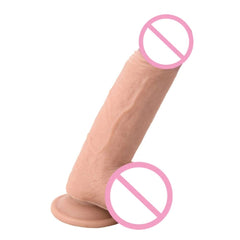 Erotic Big Fat Thick Dildo With Suction Cup and Testicles