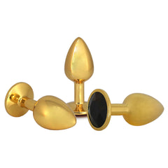 Small Golden Jeweled Butt Plug