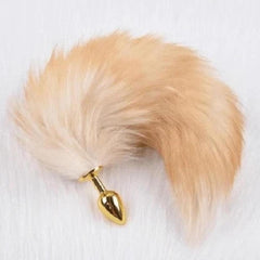 Elegant Fox Tail Butt Plug 19 Inches Long