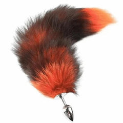 Super Fluffy and Colorful Foxy Tail Butt Plug 22 Inches Long