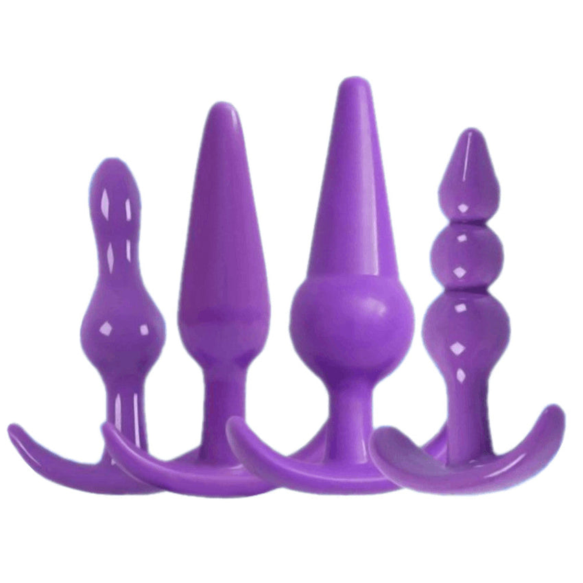 Silicone Anal Plug Set (4 Piece)