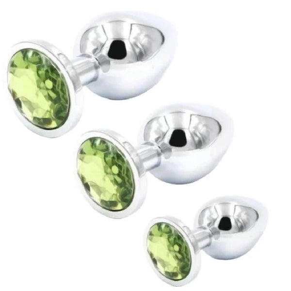 Stainless Steel Butt Plug 3pcs Set