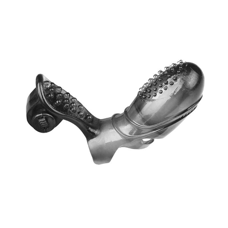 Sensational Finger Sleeve Latex Vibrator