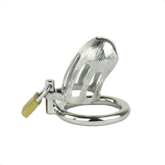 Shiny Cage Metal Chastity Device