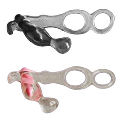 Dual Choke Cock Ring With Anal Stimulator