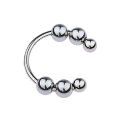 C-Shaped Beaded Stainless Glans Ring