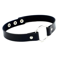 Colorful Synthetic Leather BDSM Choker