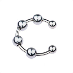 C-Shaped Beaded Stainless Glans Ring