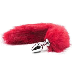 Seductive Fox Tail Butt Plug 17 Inches Long