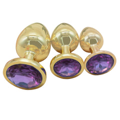 Gold Jeweled Butt Plug