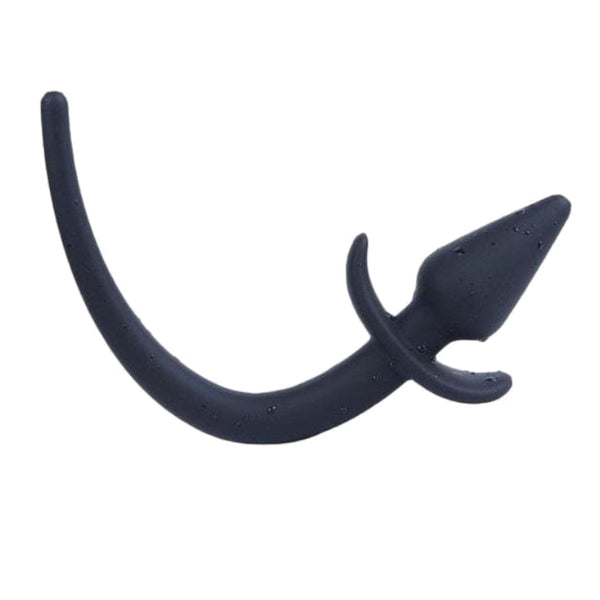 Silicone Dog Tail Butt Plug, 8'