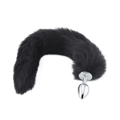 Black Fox Tail Plug 16'