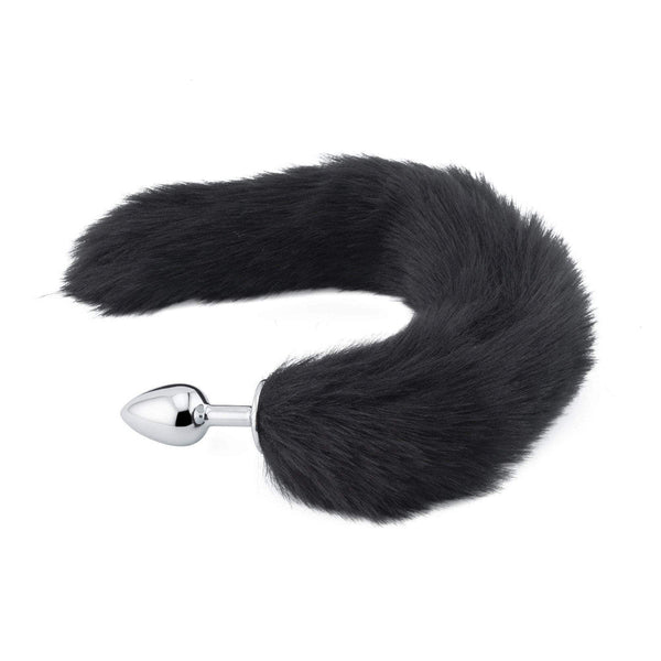 Black Fox Tail Plug 16'