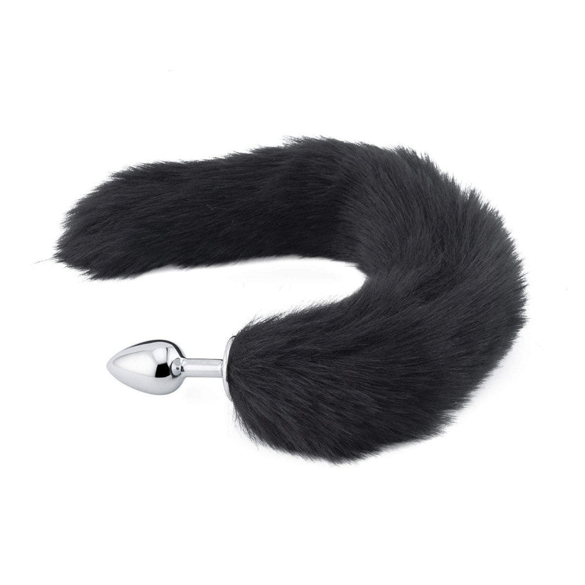 Black Wolf Tail Plug 16'