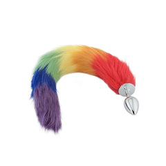 Rainbow Fox Tail Metal Plug 18'