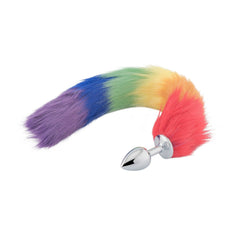 Rainbow Fox Tail Metal Plug 18'