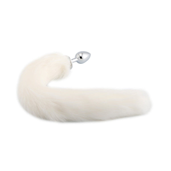 White Fox Tail Plug 16'