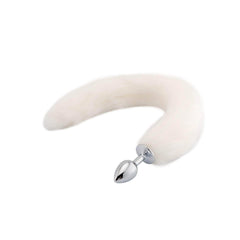 Fox Tail Plug, White 18'