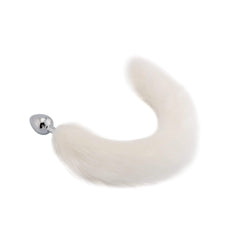 Fox Tail Plug, White 18'