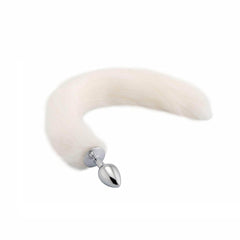 Sisandsis Dress Arctic Fox Tail Butt Plug 17 Inches Long