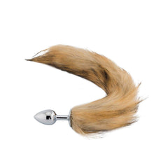 Fox Tail Metal Plug, Brown 18'