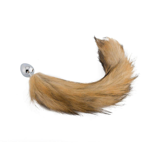 Fox Tail Metal Plug, Brown 18'