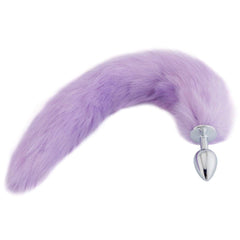 Plush Cat Tail Metal Plug 17'