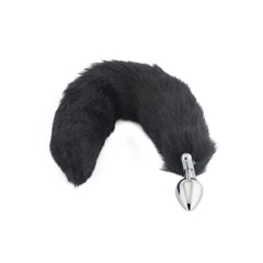 Sisandsis Dress Screwed Fox Tail Butt Plug 18 Inches Long