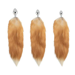 Fox Tail Plug, Light Brown 17'