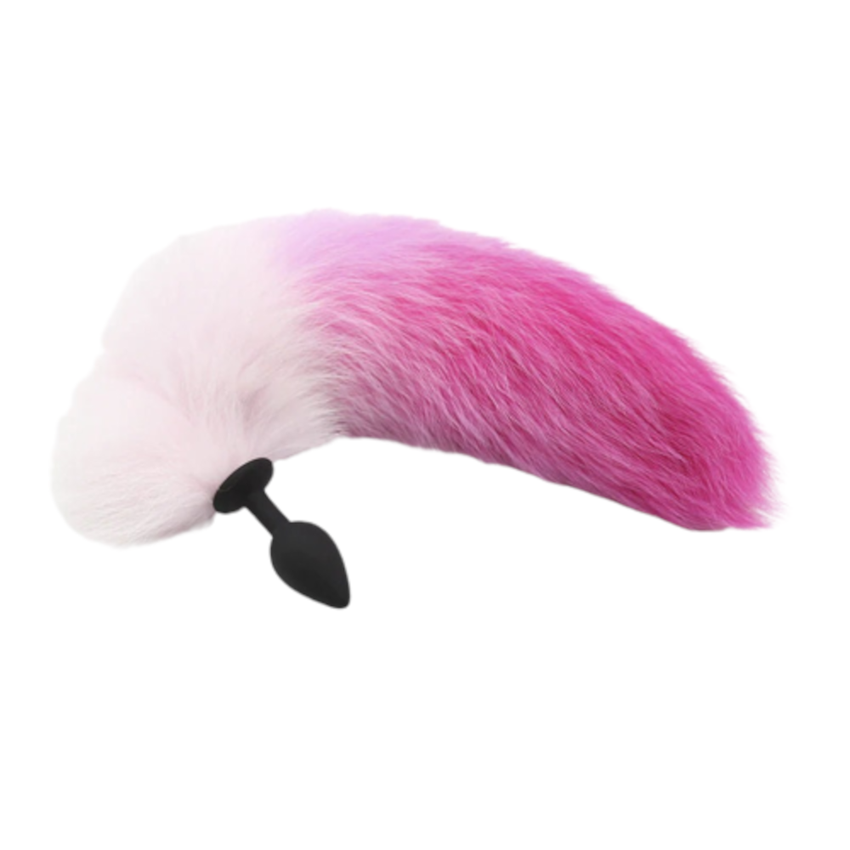 17' Silicone Purple Fox Tail Plug