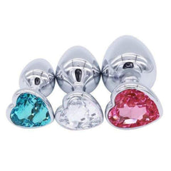 Jeweled Princess Plug 3pc Set