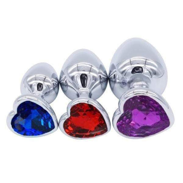 Jeweled Princess Plug 3pc Set