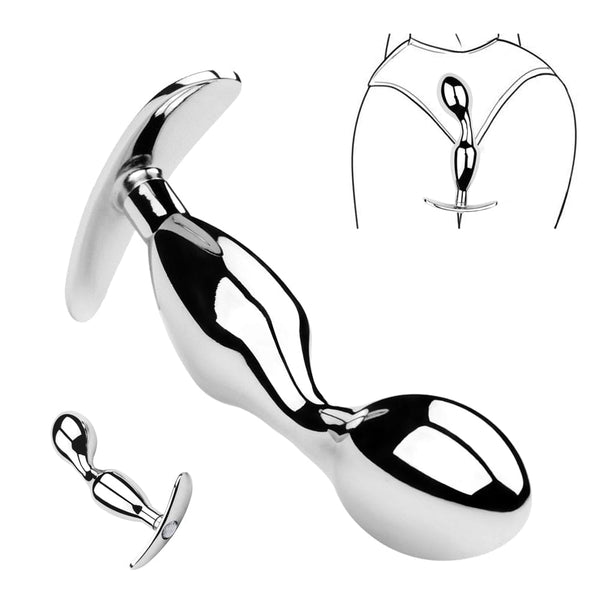 Bulbous Metal Prostate Massager