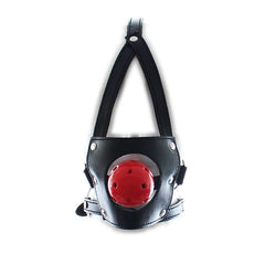 Adjustable Leather Sex Muzzle